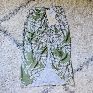 Super Rare Print Adriana Degreas Drawstring Beach Skirt NWT